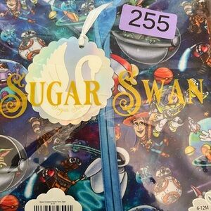 Sugar Swan Space Invaders French Terry Hooded Zippy